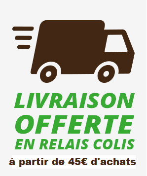 Livraison offerte à partir de 45 € d'achats en relais colis dpd